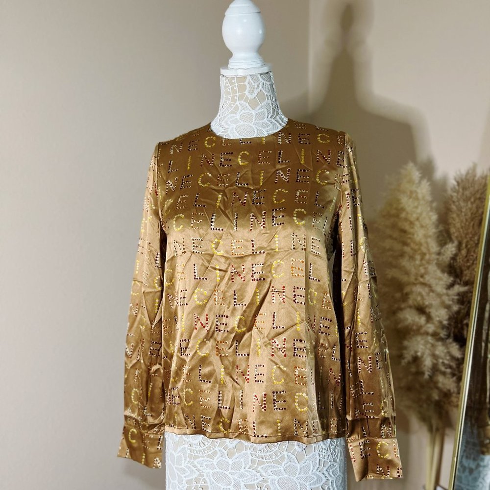 Celine 100% silk shirt